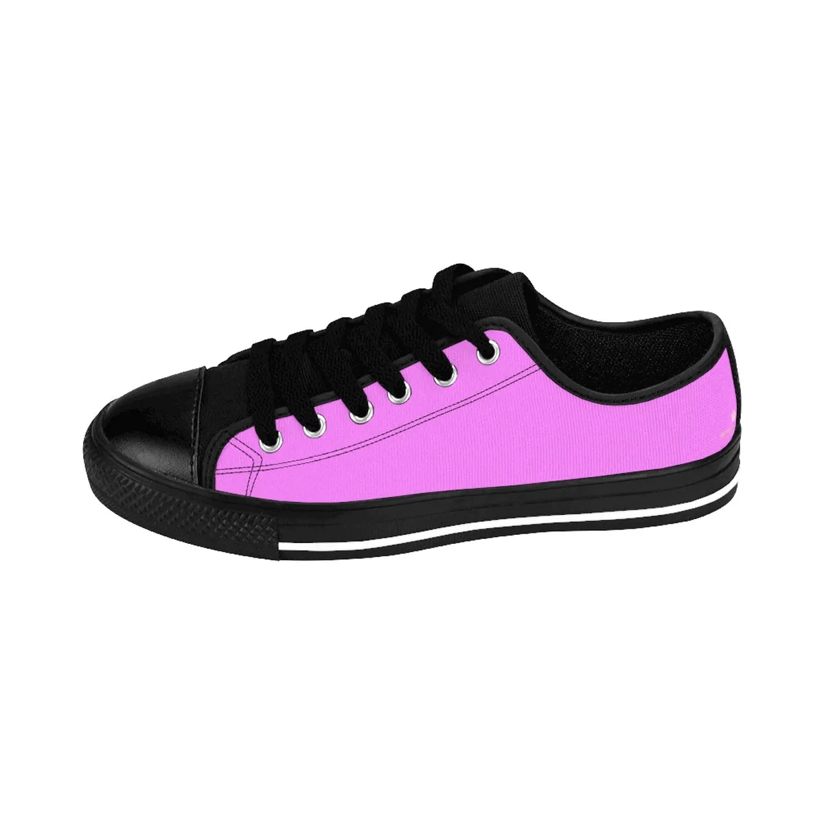 Pink Best Women's Low Top, Cotton Candy Solid Color Designer Low Top Women's Sneakers (US Size: 6-12)