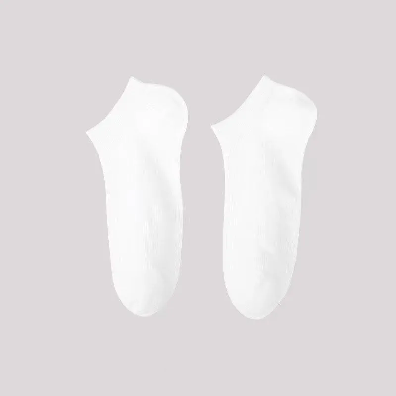 Plus Size Antibacterial Soft Ankle Socks(5 Pairs)