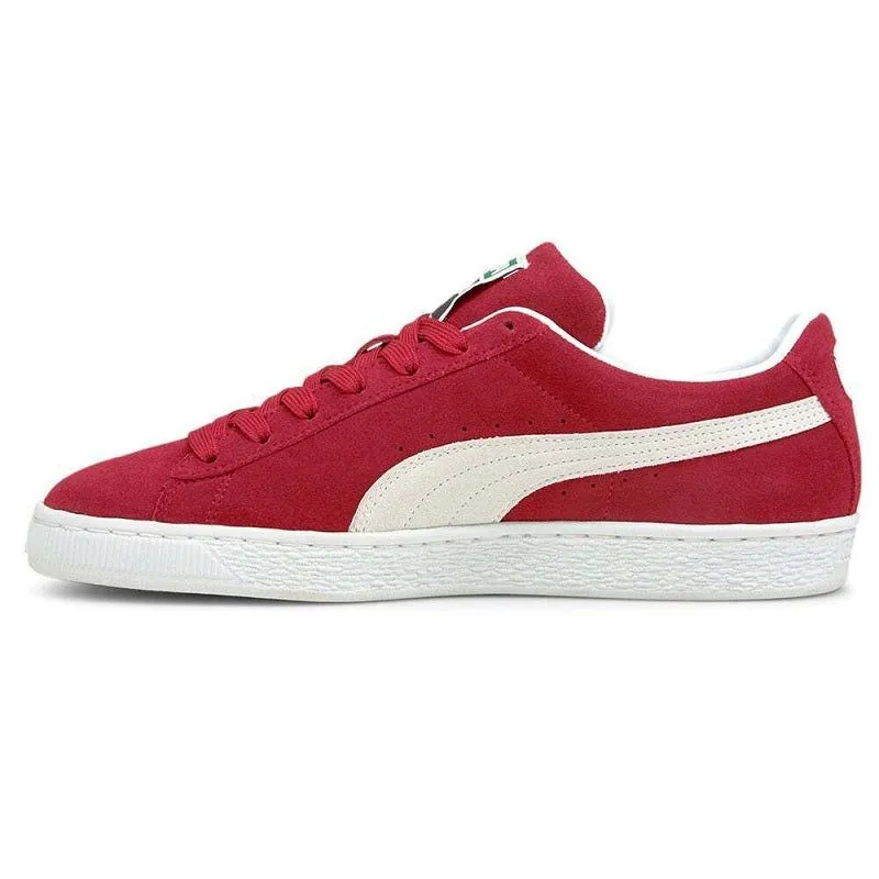 Puma Men's Suede Classic 21 Shoes - Cabernet Red / White