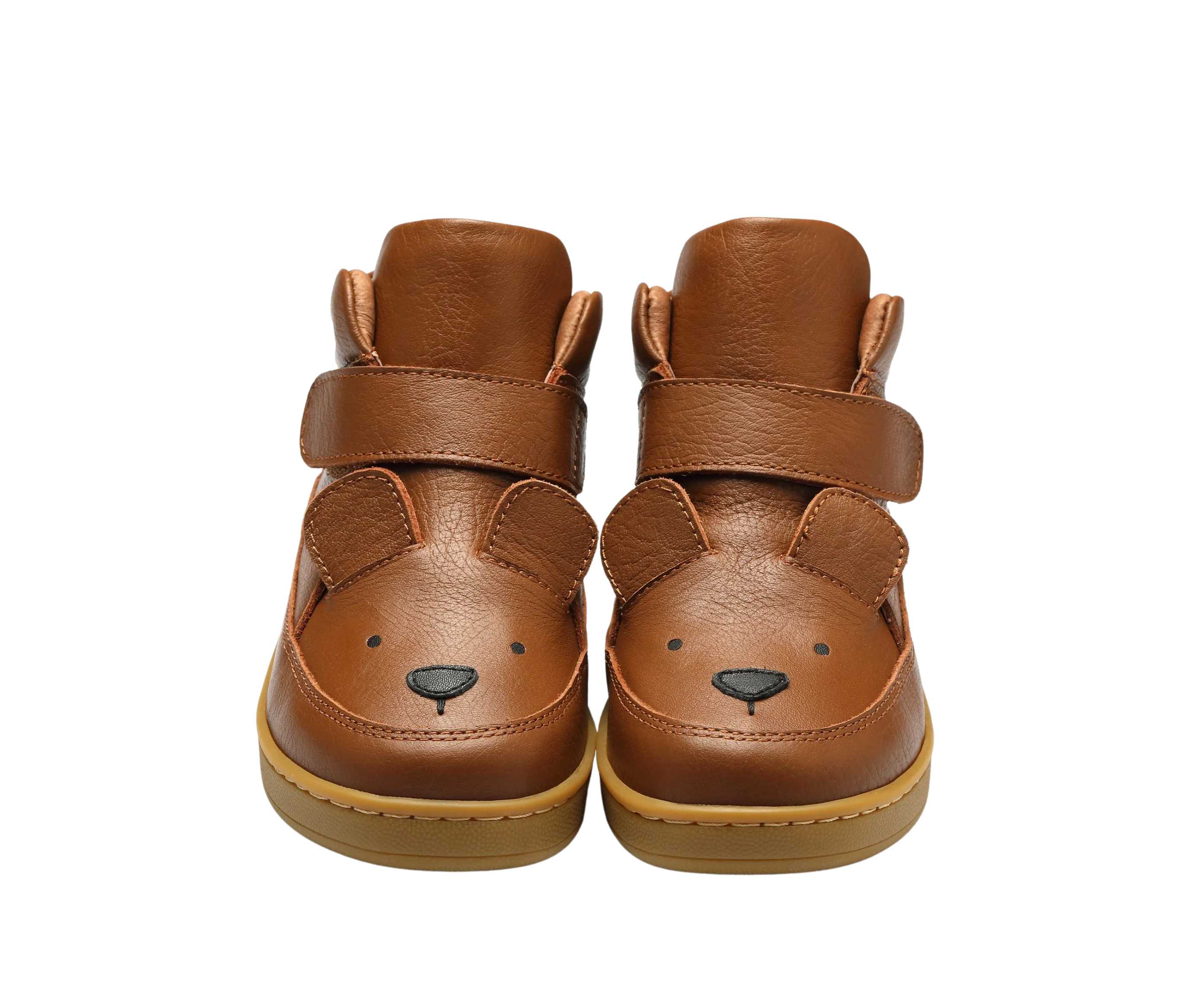 Qika Sneakers | Bear | Cognac Leather