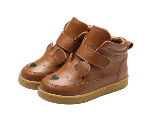 Qika Sneakers | Bear | Cognac Leather