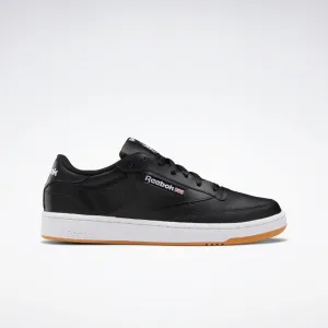 REEBOK CLUB C 85 - Intense Black / White-Gum