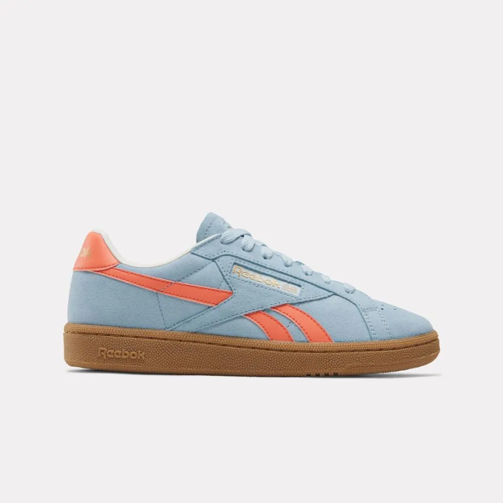 Reebok Footwear Women Club C Grounds UK Shoes SOFTBLUE/SUPERCHARGEDCORAL/GUM