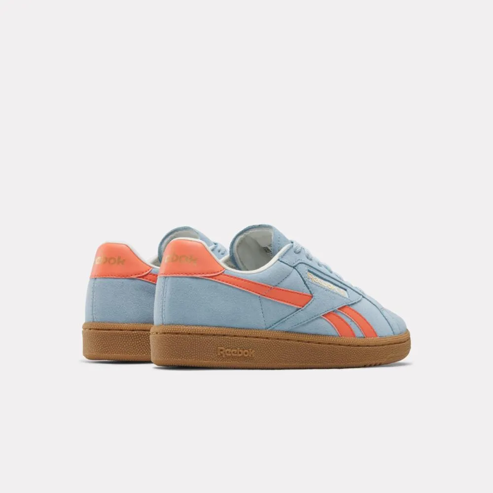 Reebok Footwear Women Club C Grounds UK Shoes SOFTBLUE/SUPERCHARGEDCORAL/GUM