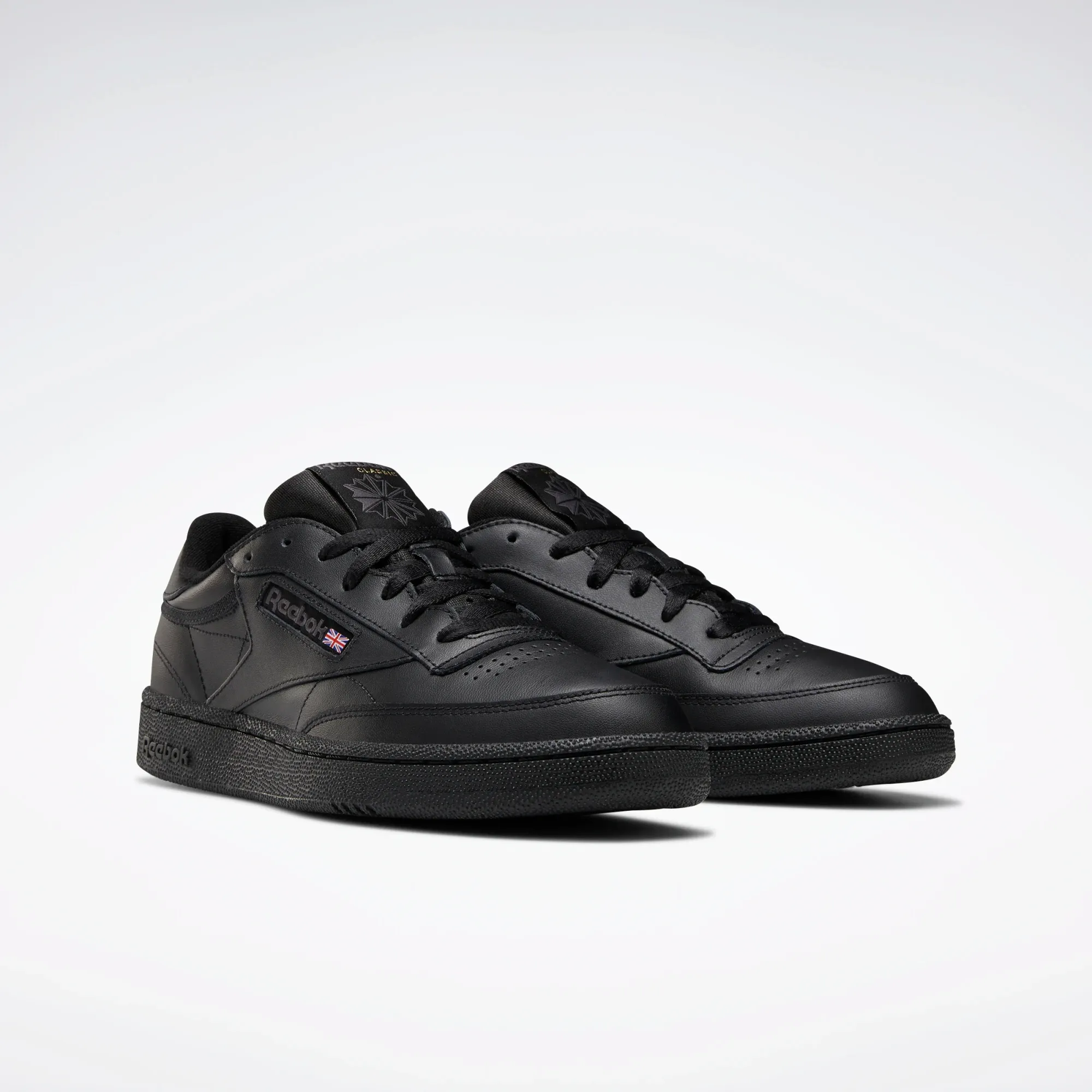 Reebok Men's Club C 85 Shoes - Black / Charcoal