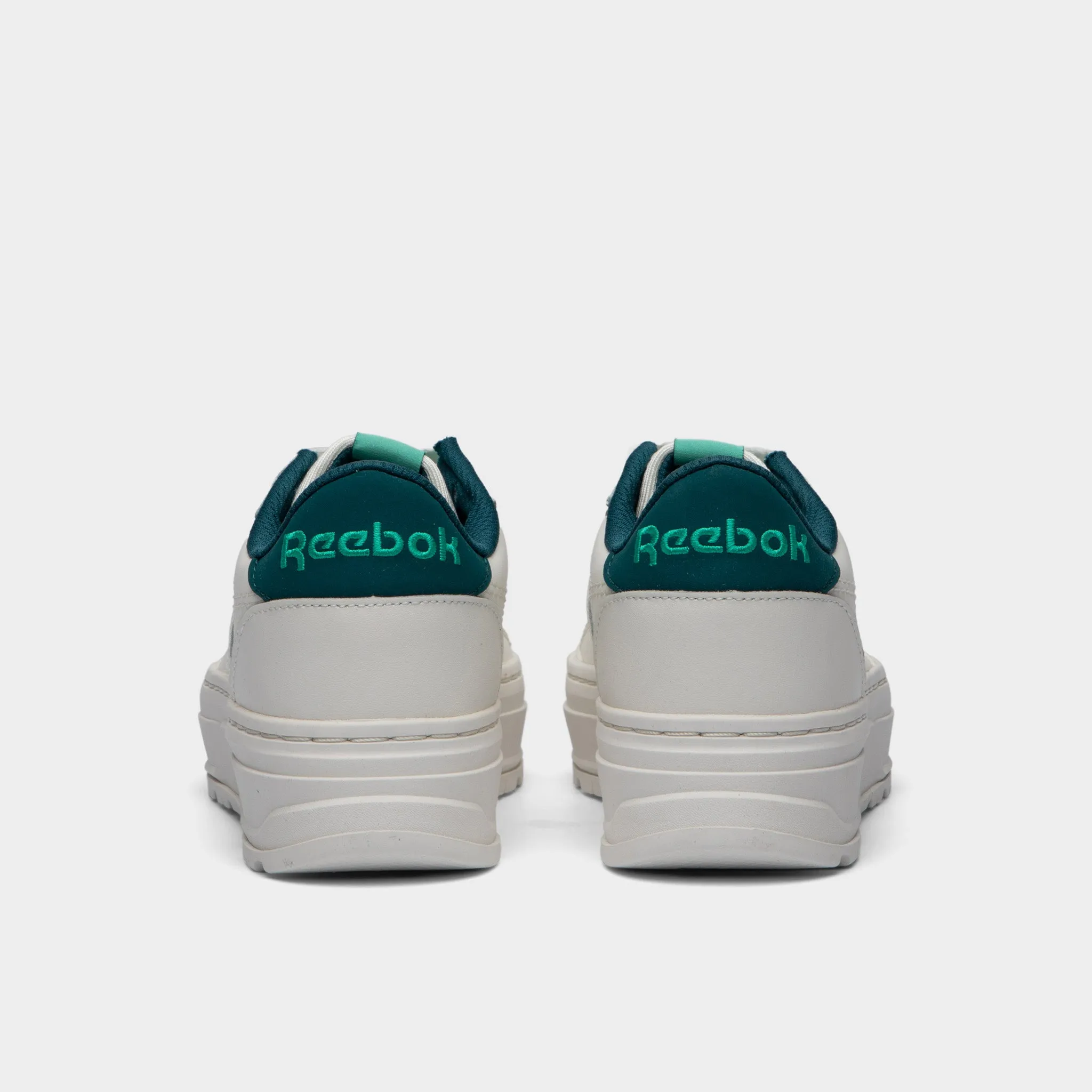 Reebok Women's Club C Double GEO Chalk / Midnight Pine - Future Teal