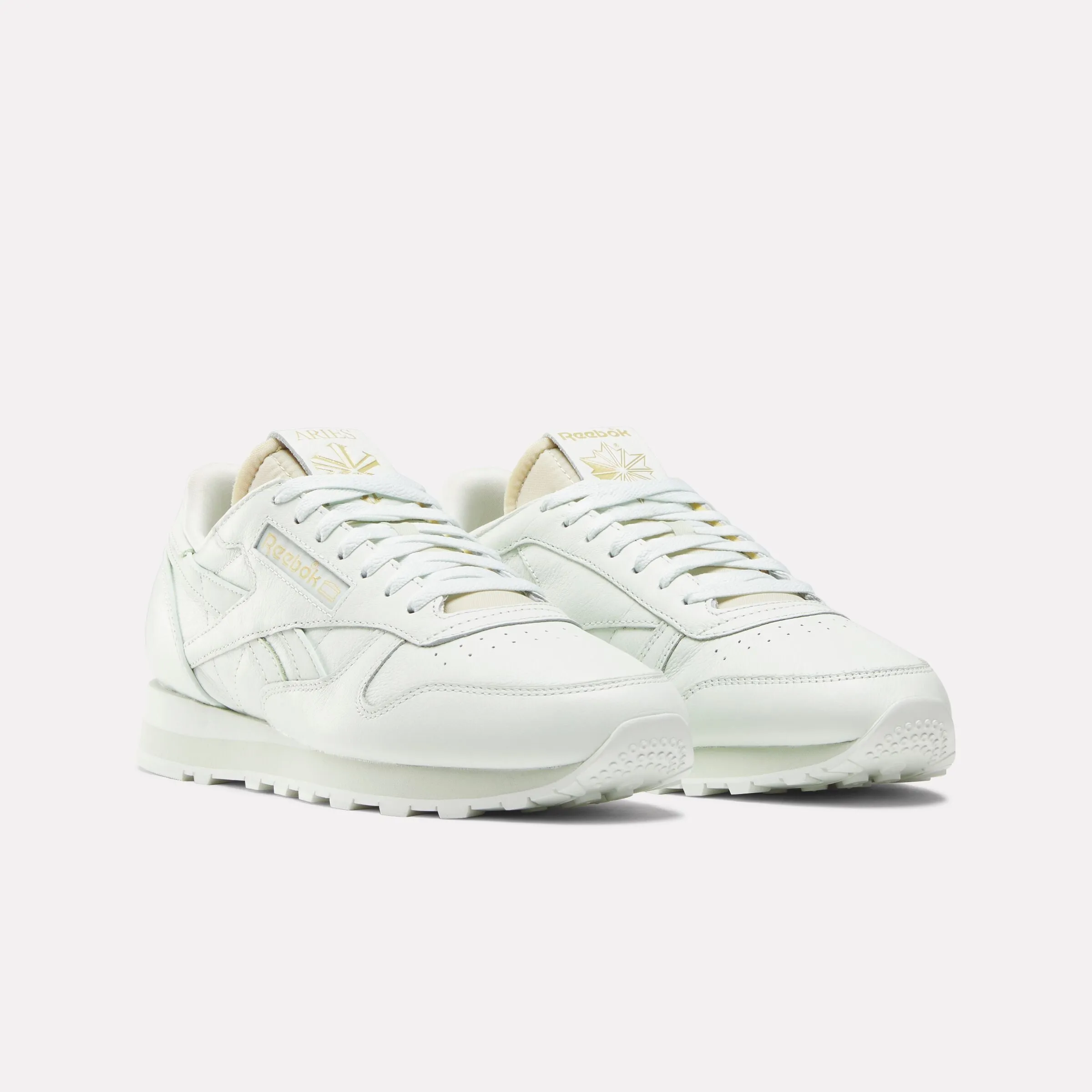 Reebok X Aries Classic Leather Opal Glow/Cool Sage/Storm Glow