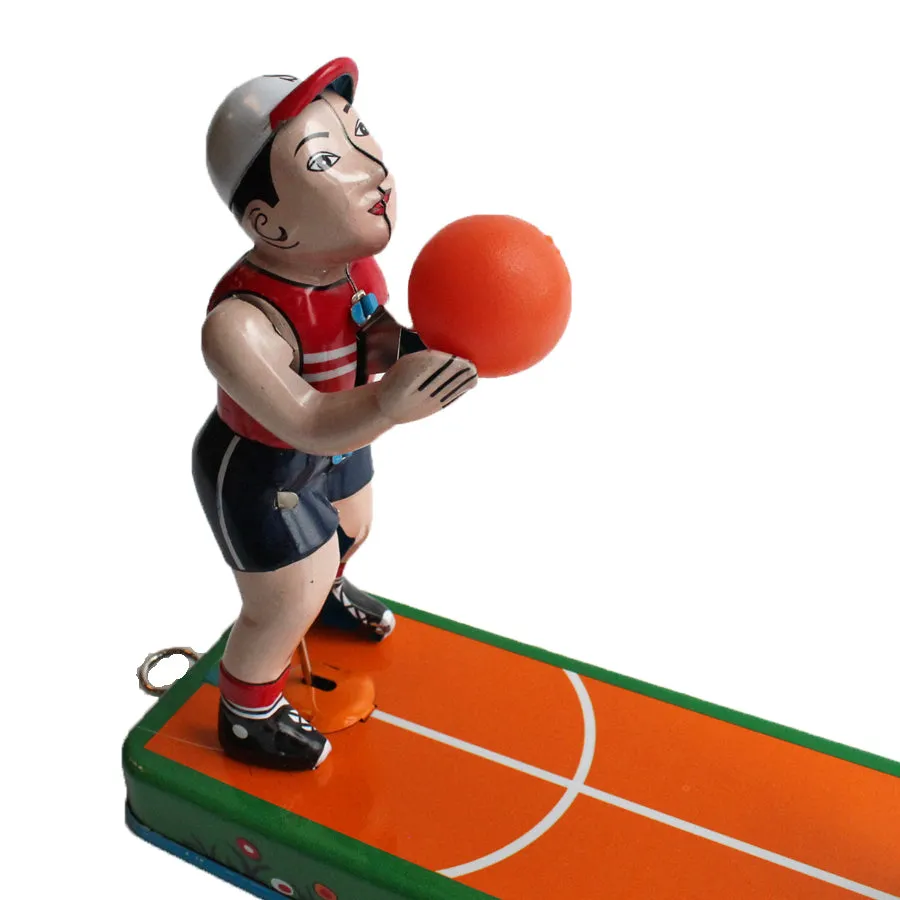 Retro Desk Mechanical Basketball Player