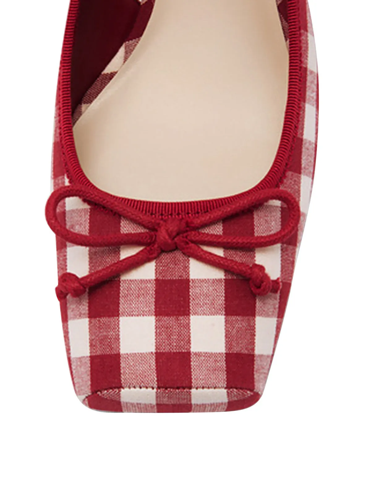 Retro Mary Jane Plaid Chunky Heel Shoes