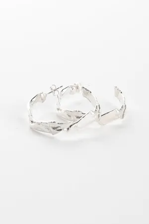 Sacreflux 'Ribbon' Hoop Earrings