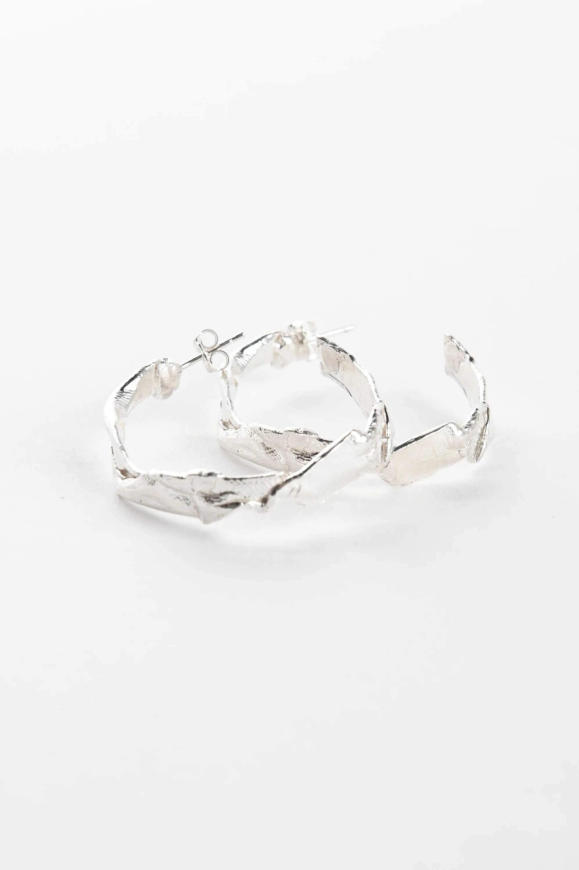 Sacreflux 'Ribbon' Hoop Earrings