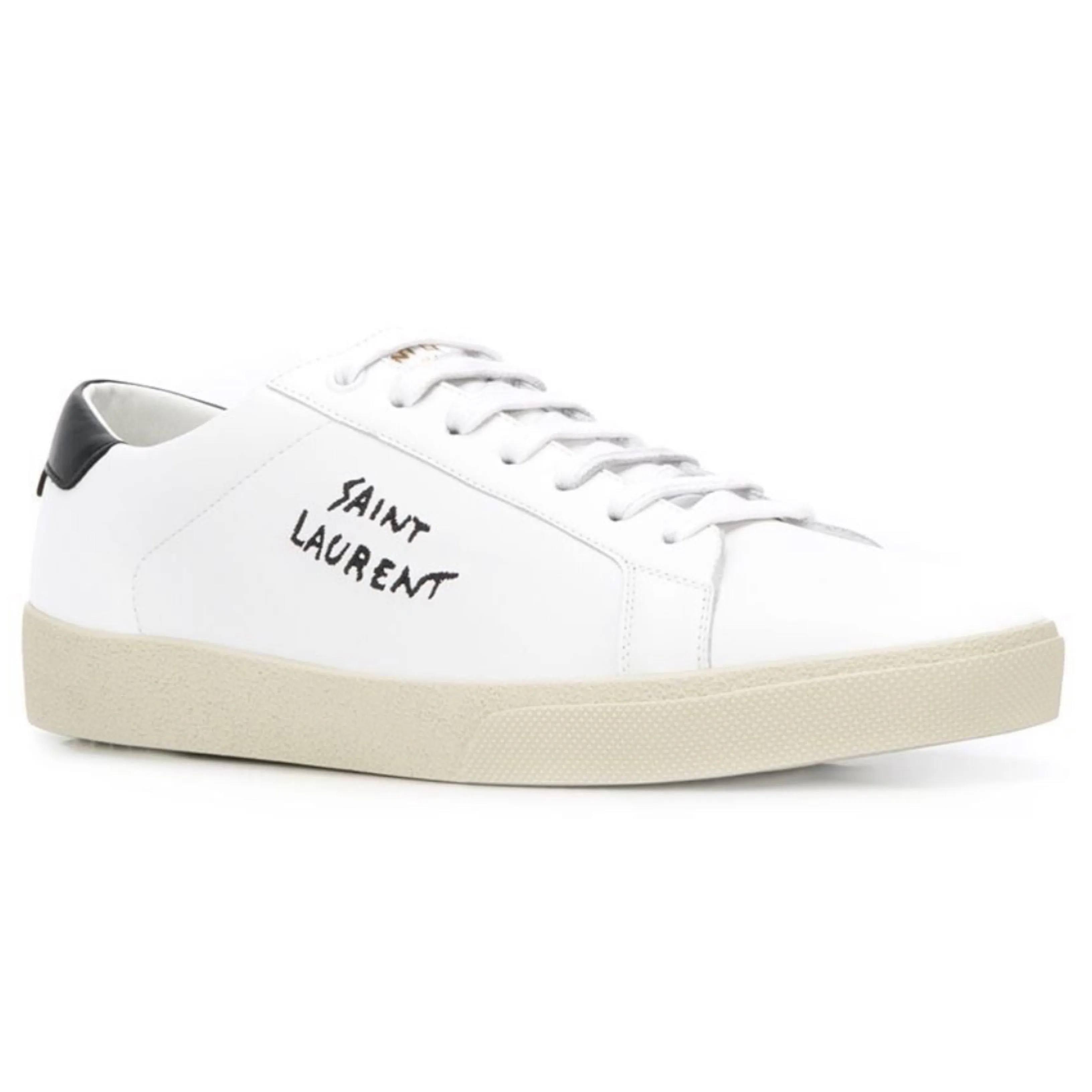 Saint Laurent SL06 Court Leather Sneakers