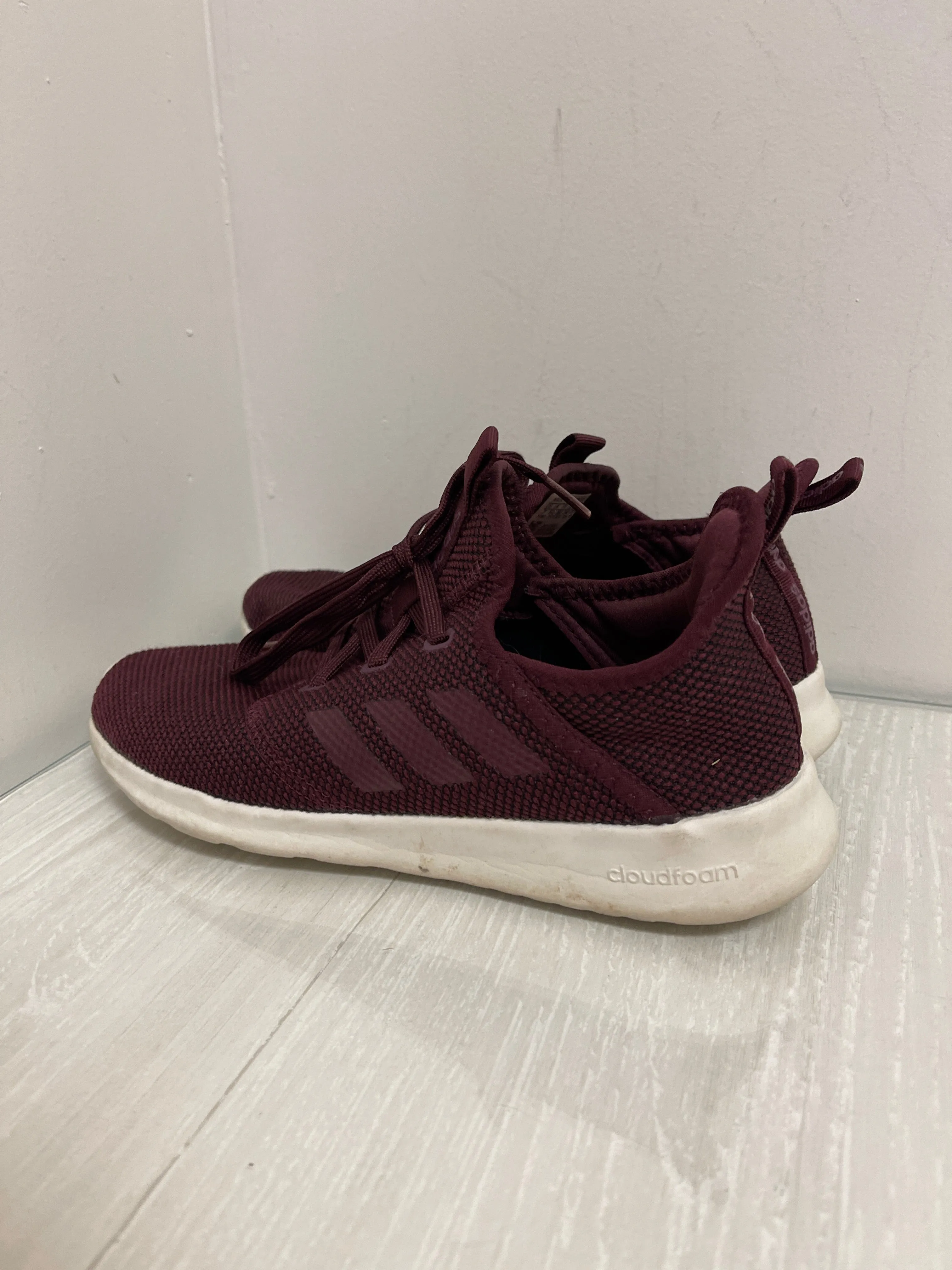 Shoes Athletic By Adidas In Maroon, Size: 7