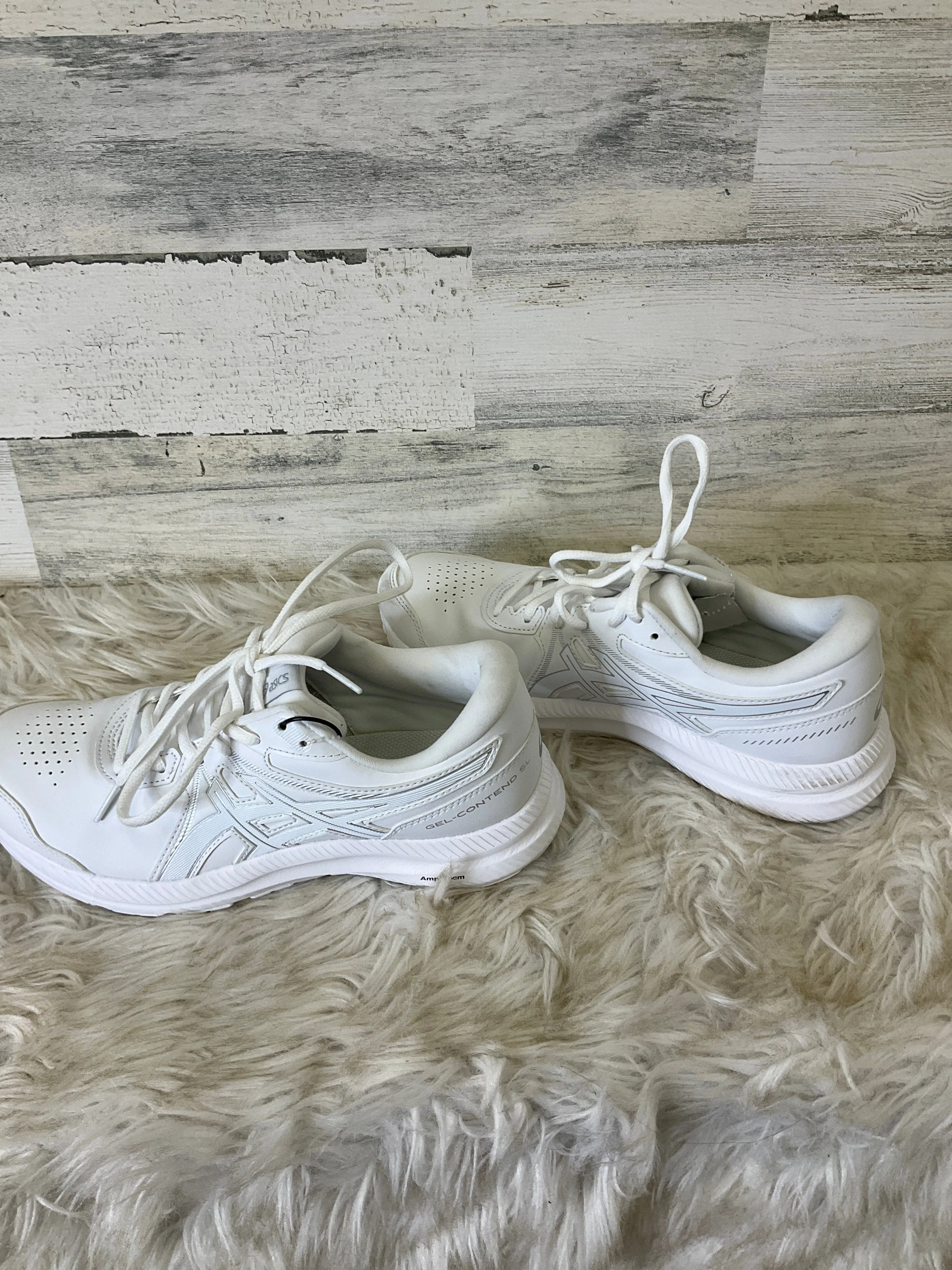 Shoes Athletic By Asics In White, Size: 9