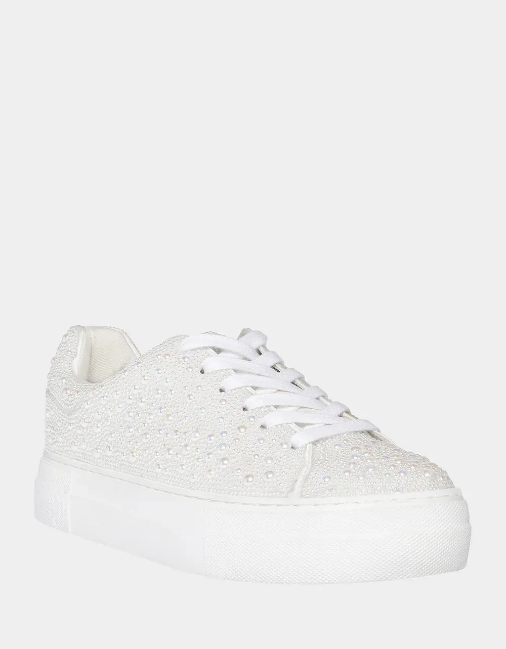 Sidney Sparkle Sneaker - Pearl