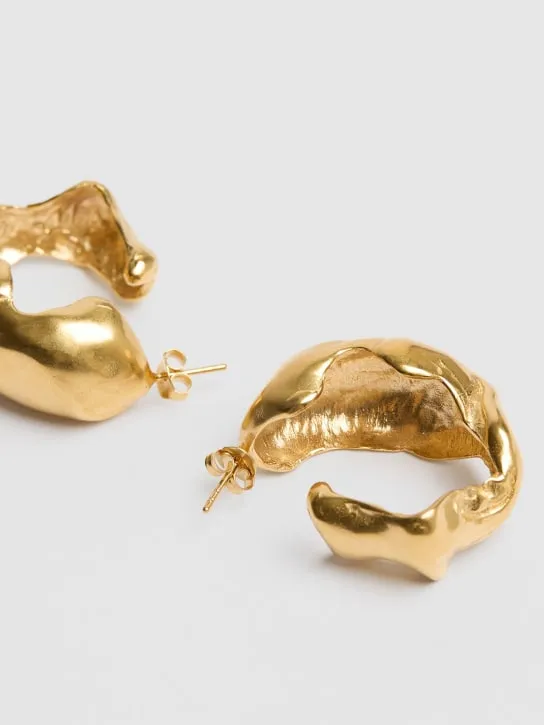 Simuero   Pompas hoop earrings 