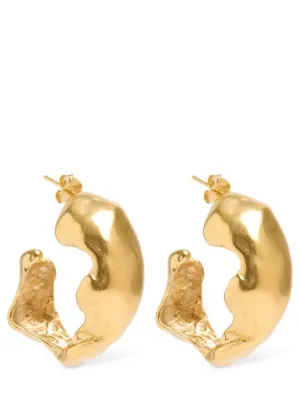 Simuero   Pompas hoop earrings 