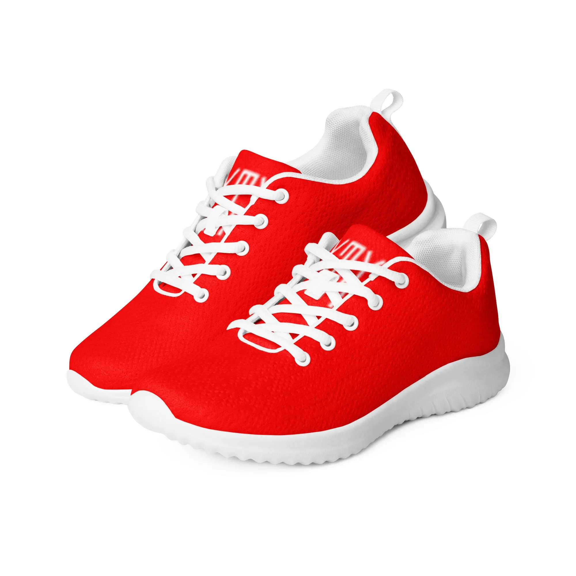 Sixty Eight 93 Logo White Red Women’s Athletic Shoes