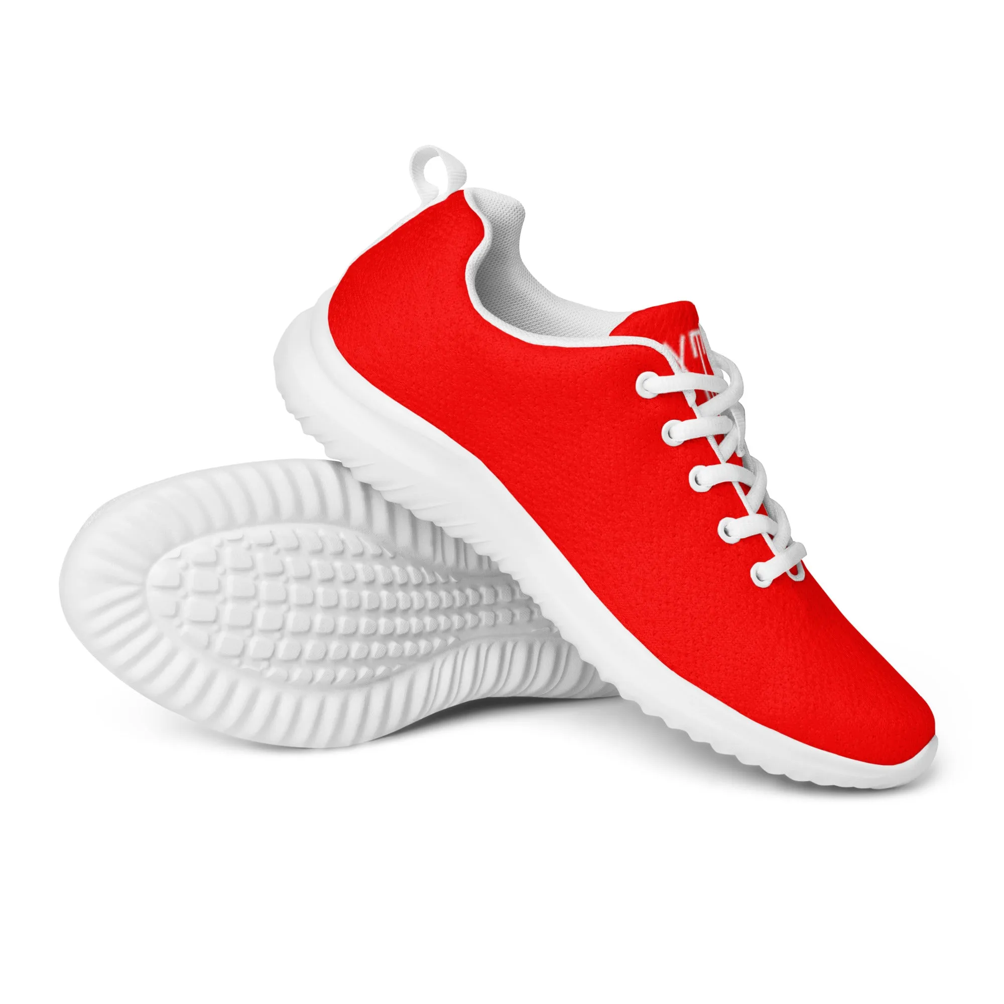 Sixty Eight 93 Logo White Red Women’s Athletic Shoes