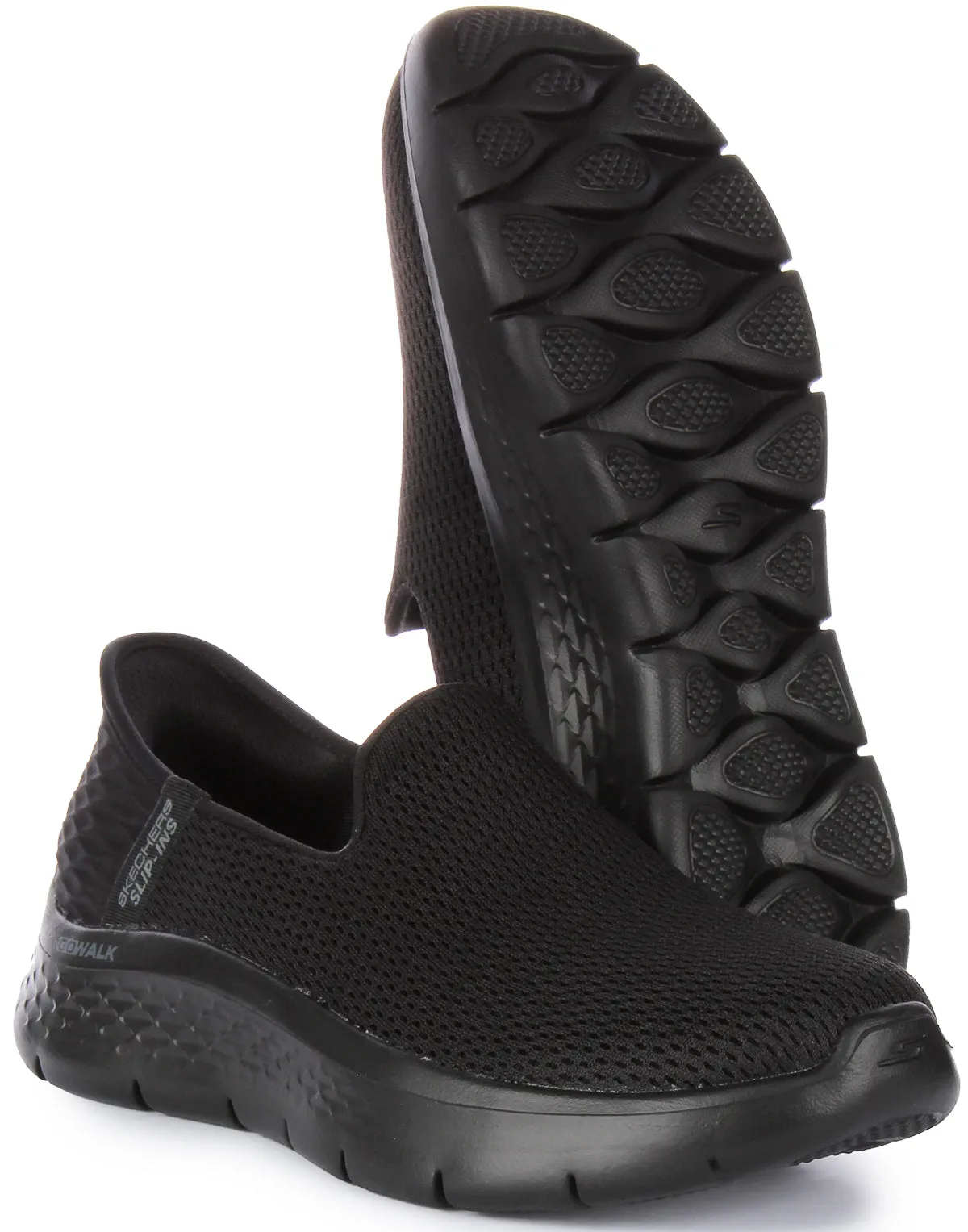 Skechers Go Walk Flex In Black For Women