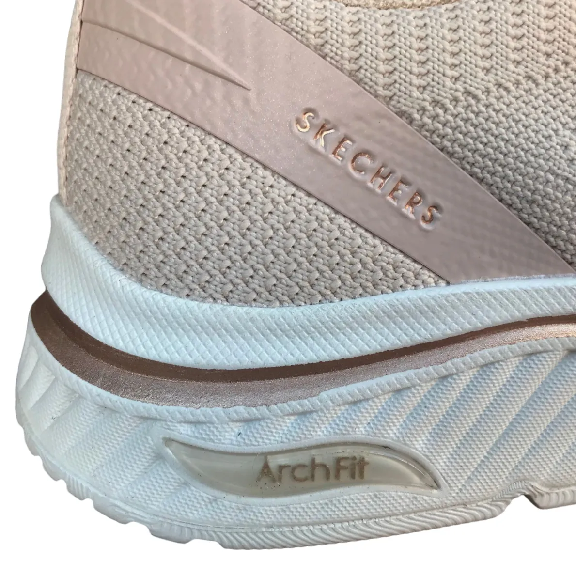 Skechers scarpa sneakers da donna Arch Fit S-Miles Sonrisas 155567/NAT naturale