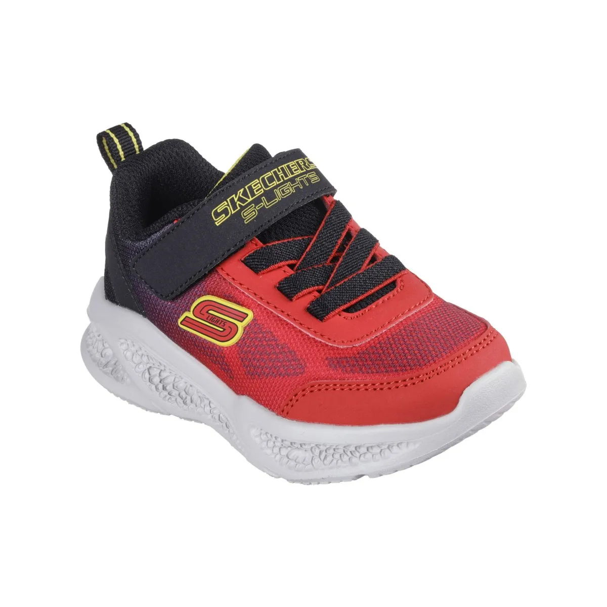 Skechers Toddler's S-Lights: Meteor-Lights - Krendox 401495NRDBK Red/Black