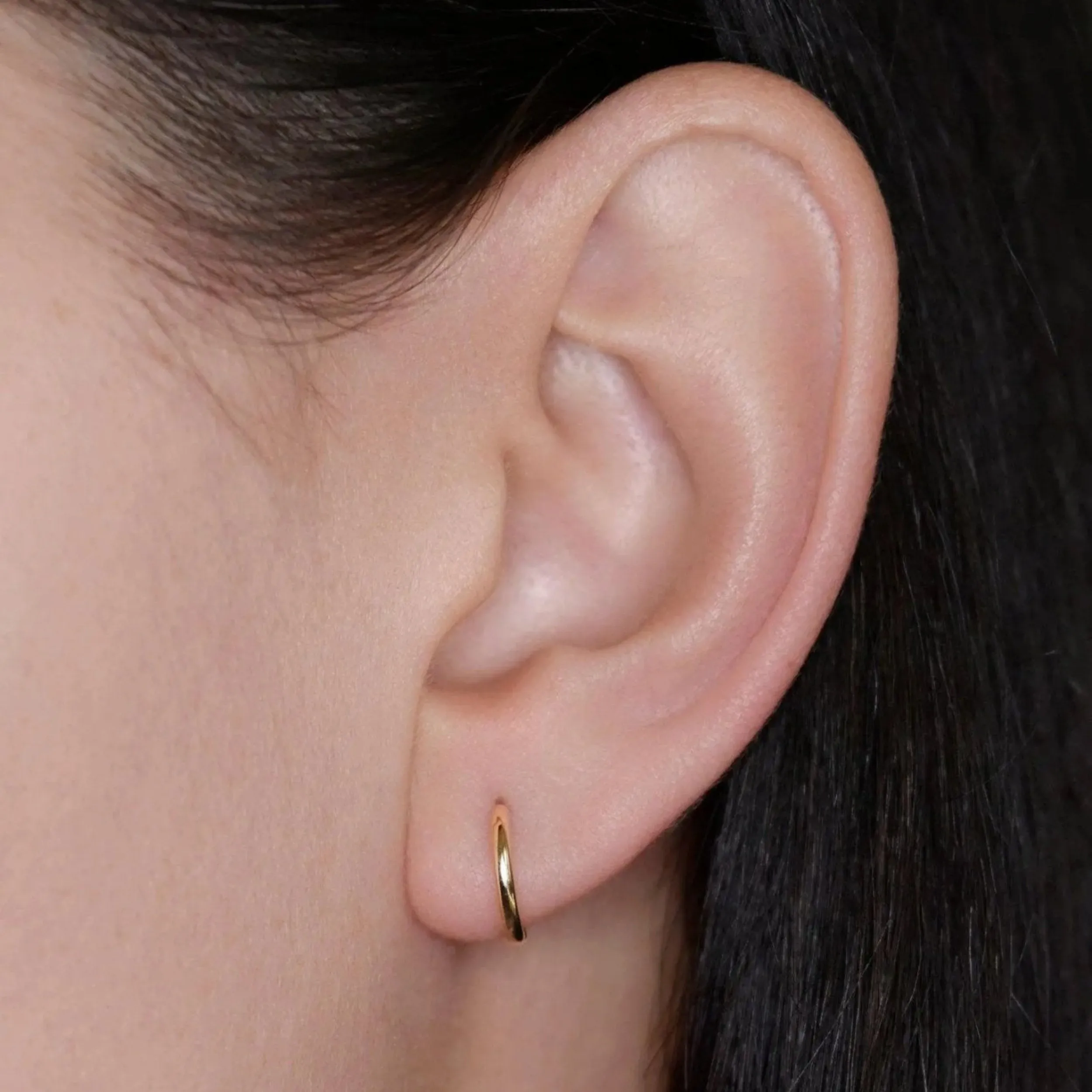 Small Demi Hoop Earring