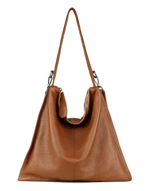 Square Leather Messenger Bag Shoulder Bag