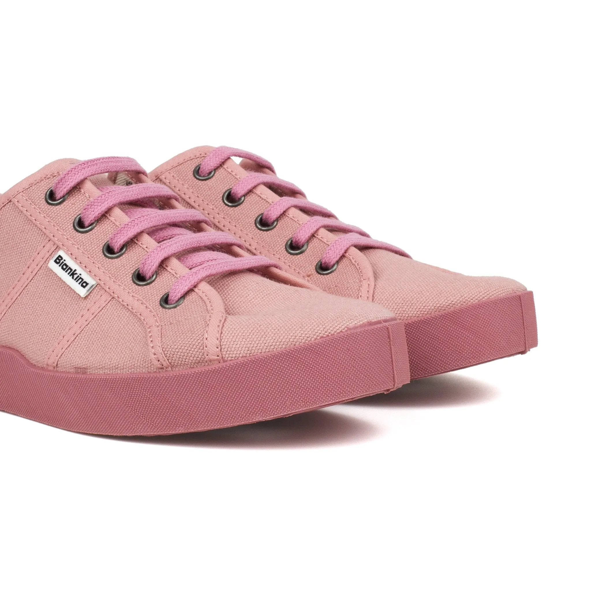 St. Tropez Organic Cotton Canvas Sneakers - Rose Pink