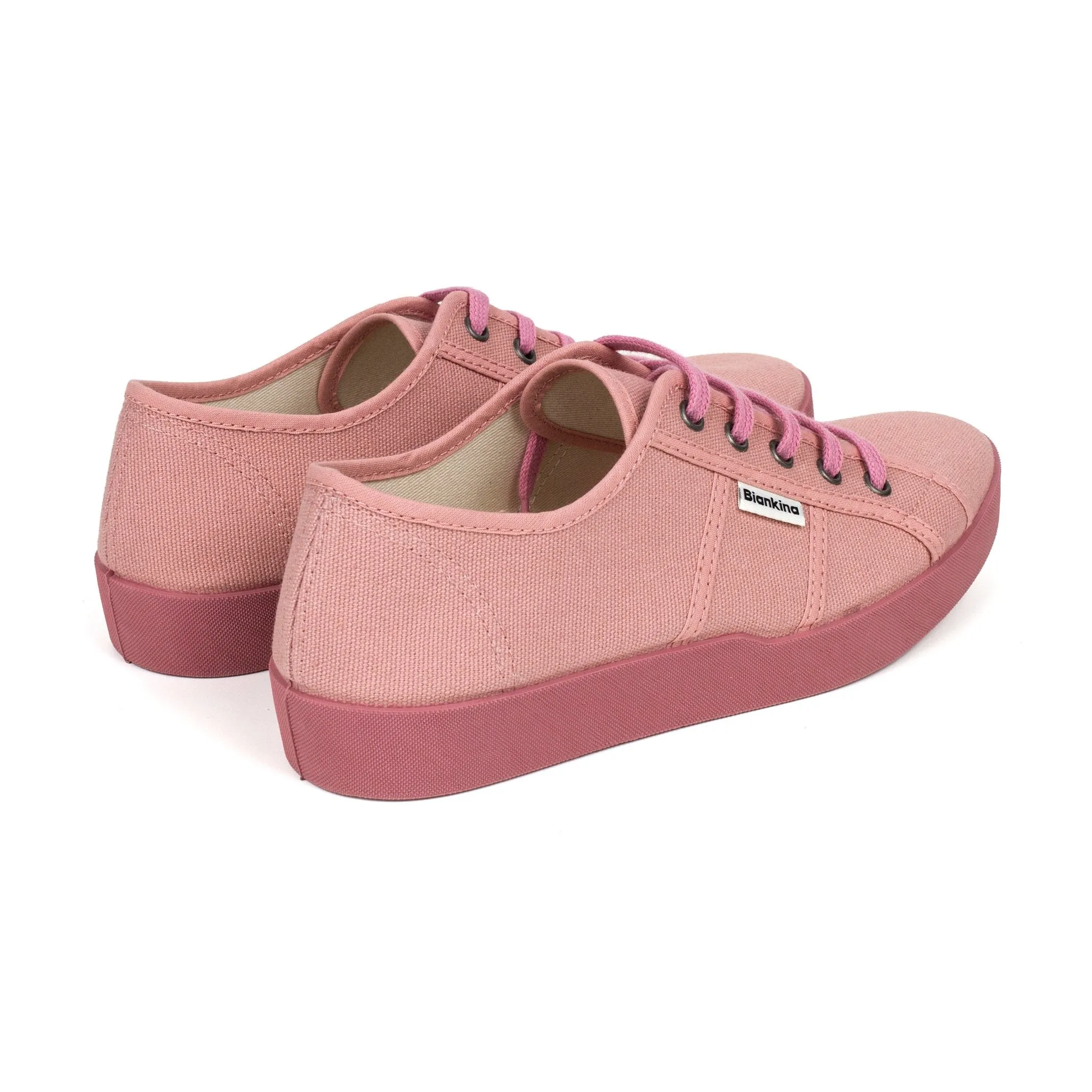 St. Tropez Organic Cotton Canvas Sneakers - Rose Pink