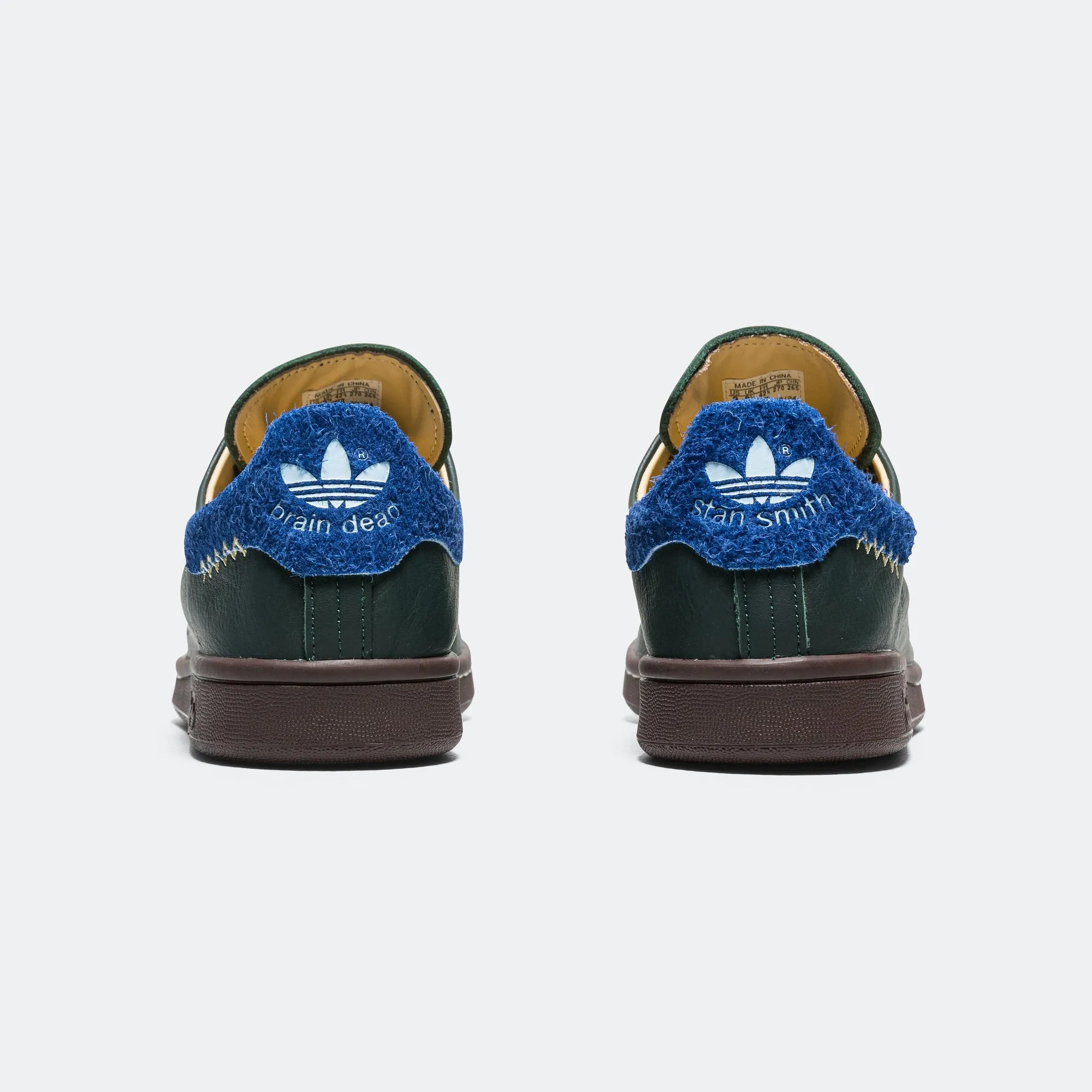 Stan Smith x Brain Dead - Dark Green/Bahia Light Blue-Sand Strata