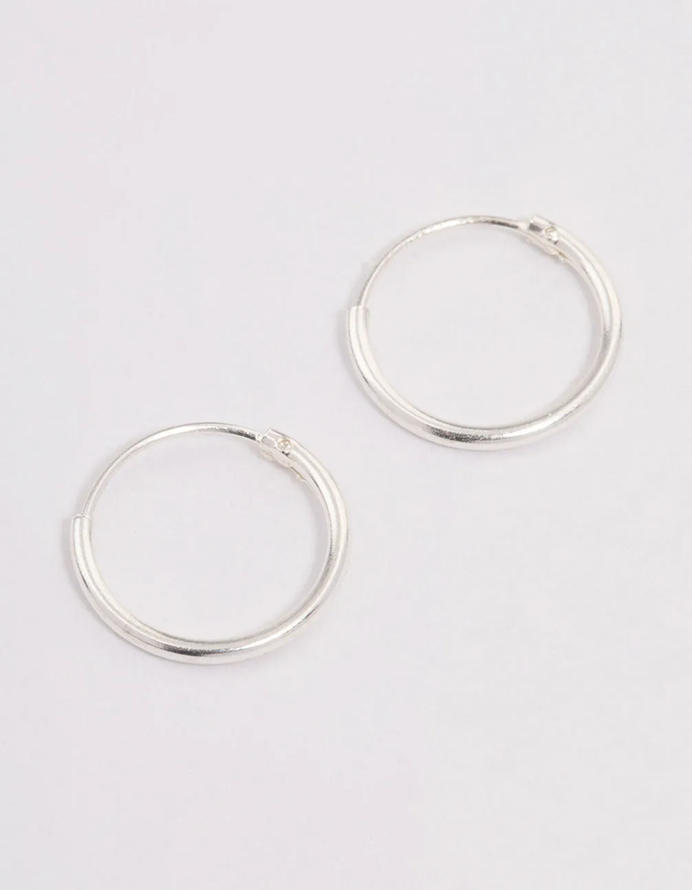 Sterling Silver Hoop Earrings 12mm