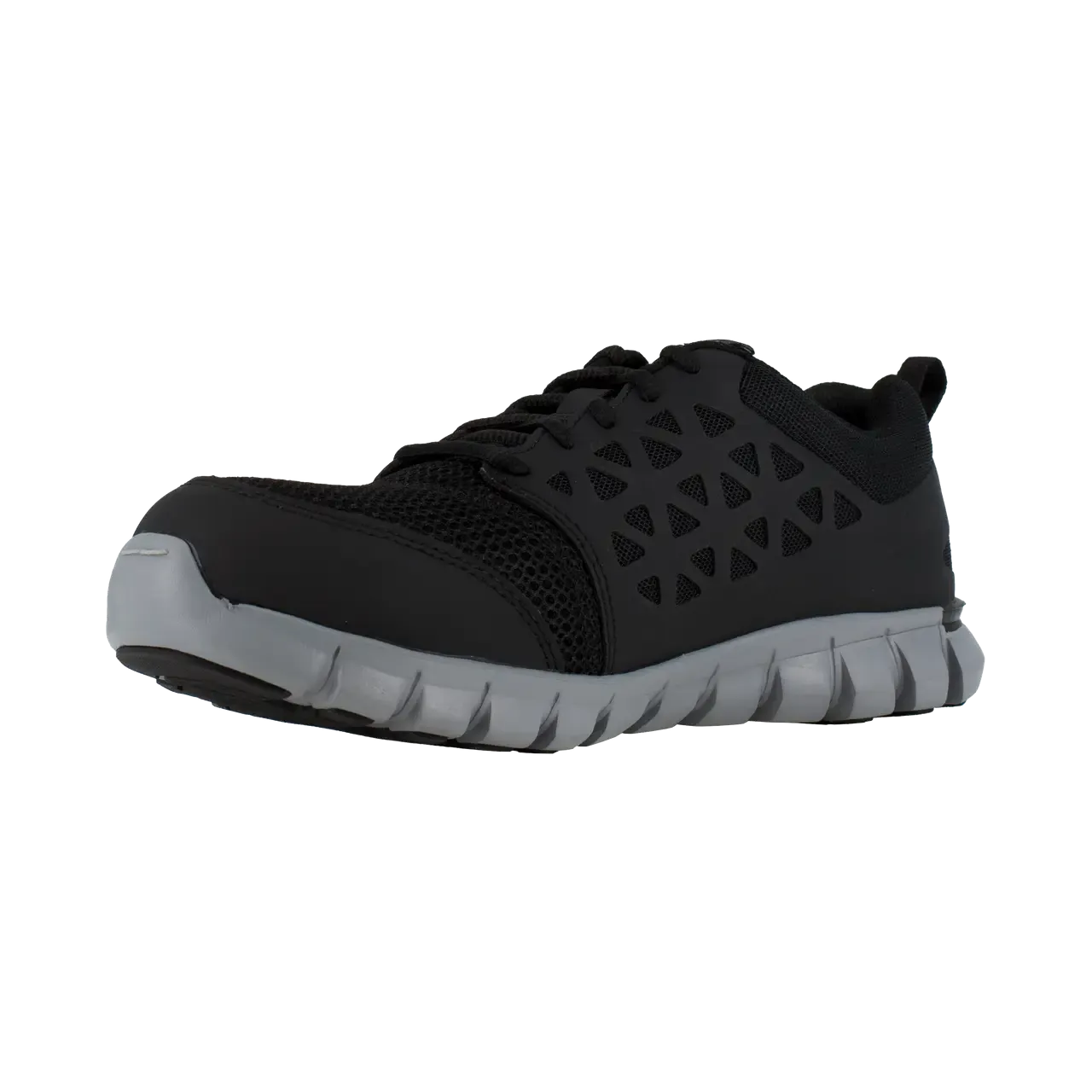 Sublite Cushion Alloy-Toe Athletic Work Shoe Black