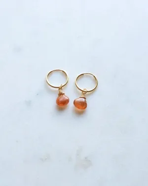 Sunstone infinity hoops