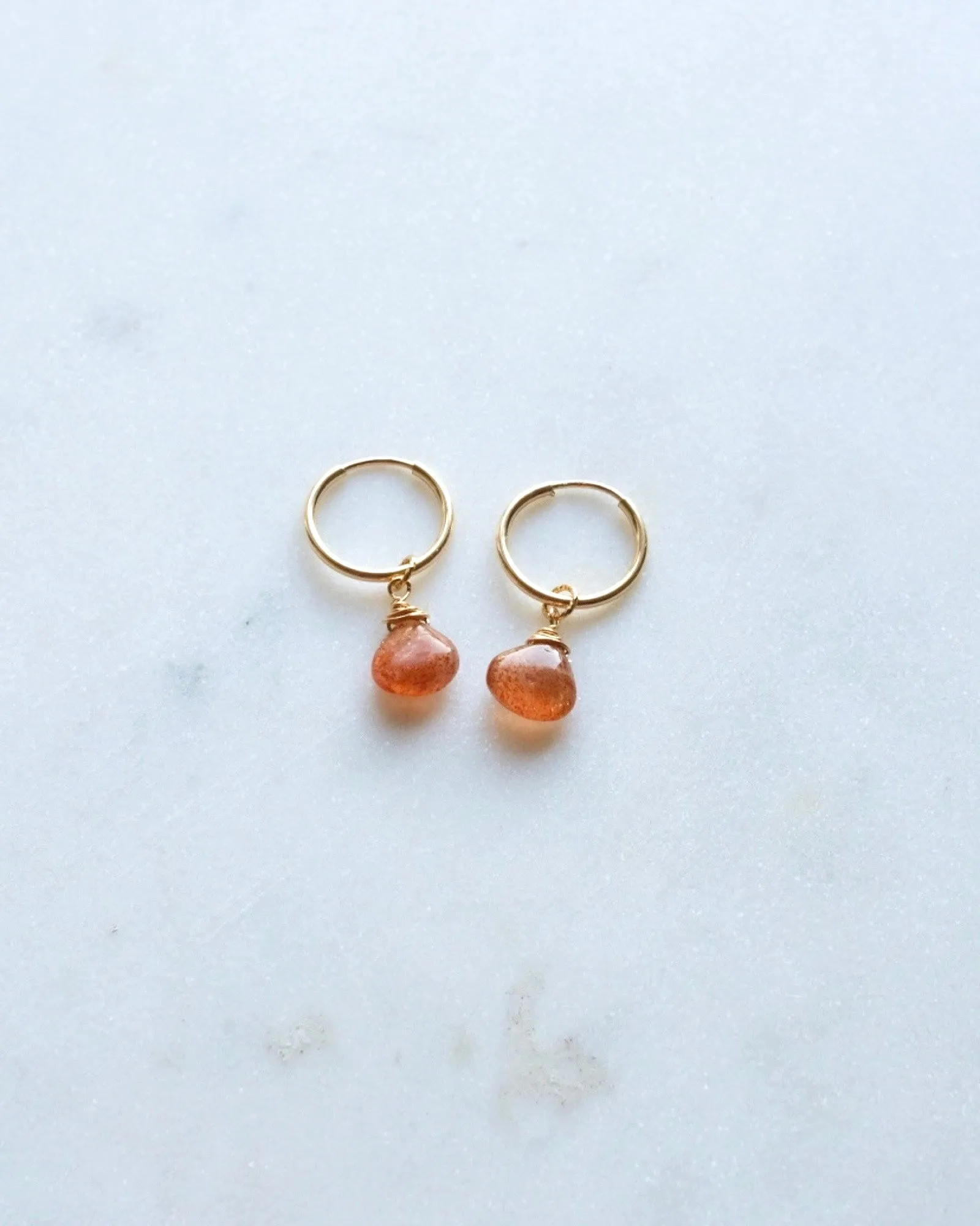 Sunstone infinity hoops