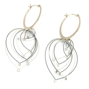 Teardrop Drip Hoops