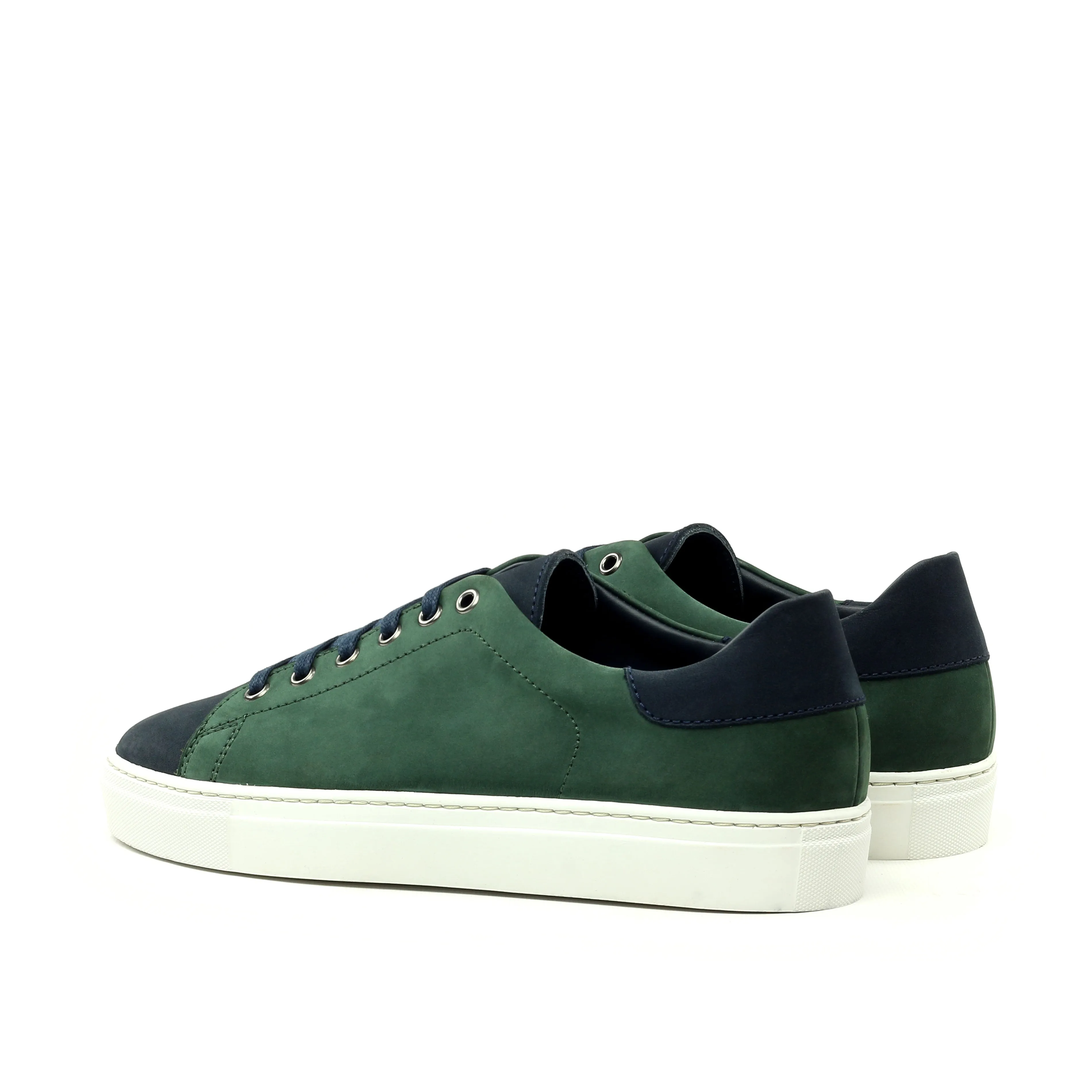 Tennis Sole sneaker - Nobuk green