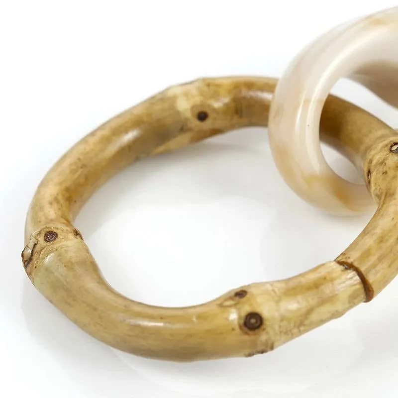 Tiki Bamboo Hoop Earrings