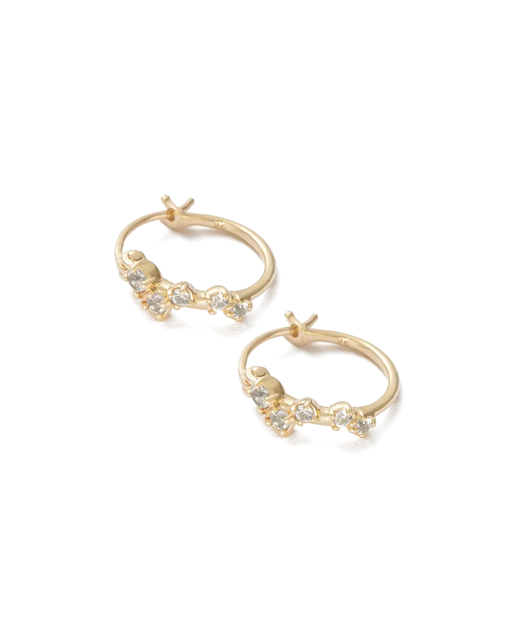 Valencia Topaz Hoops (9K Gold)