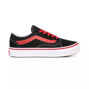 Vans sneakers da ragazzo Old Skool ComfyCush Pop VN0A4UHA4HJ1 nero-rosso