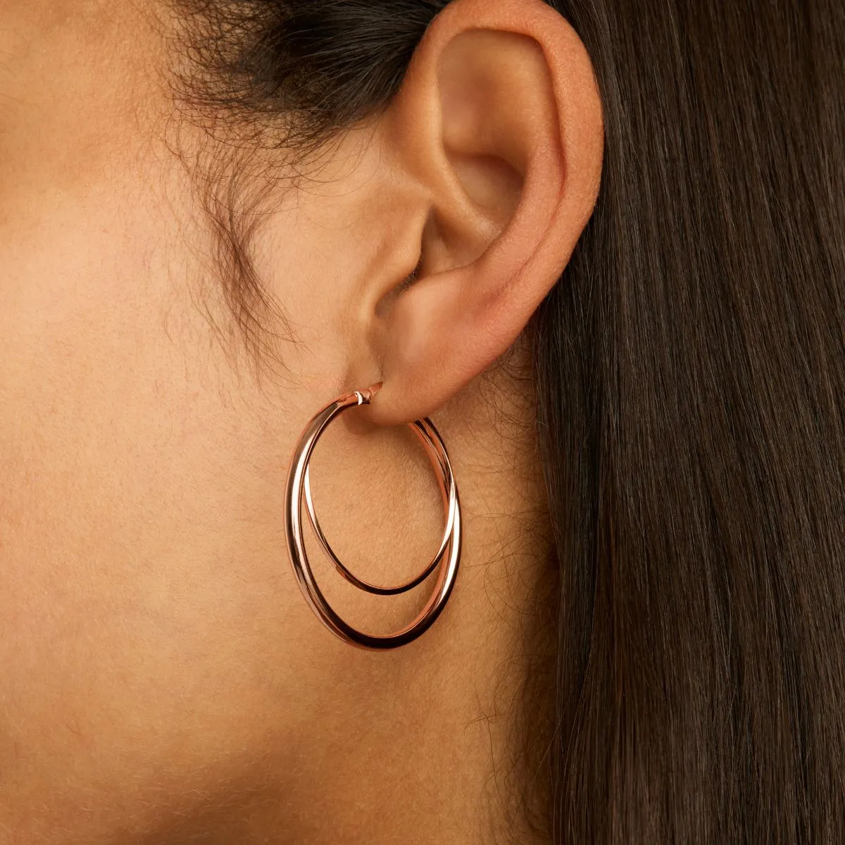 Whirlpool Hoop Earring