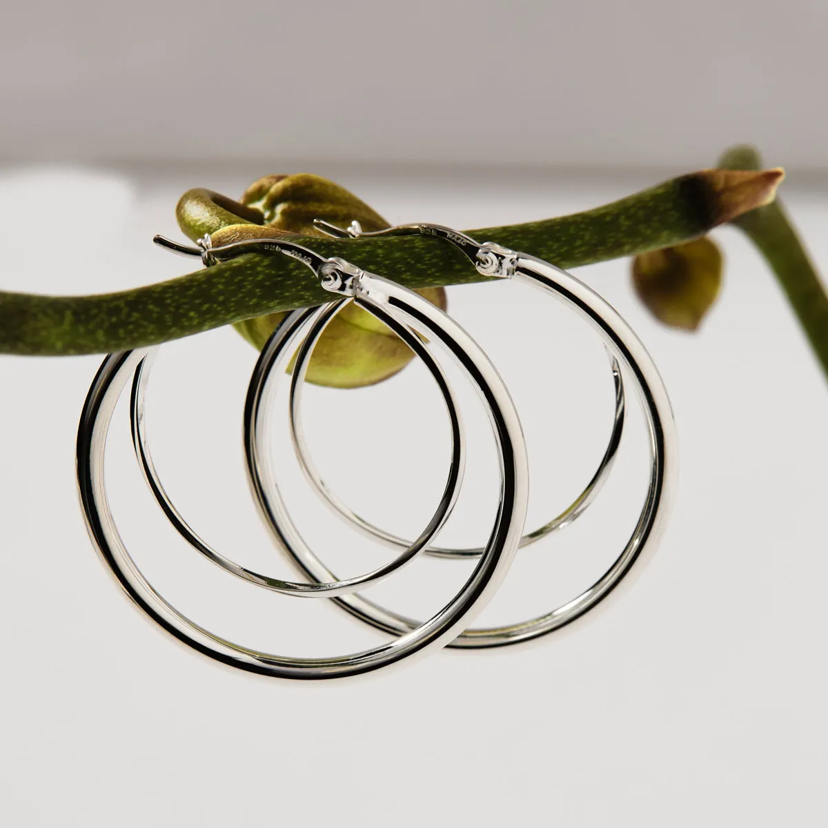 Whirlpool Hoop Earring