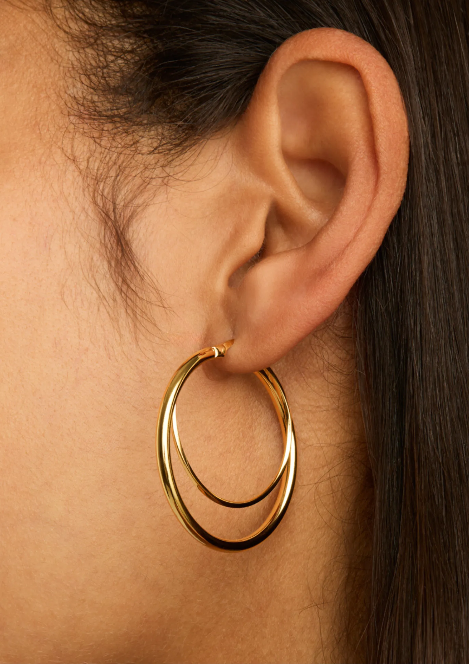 Whirlpool Hoop Earring