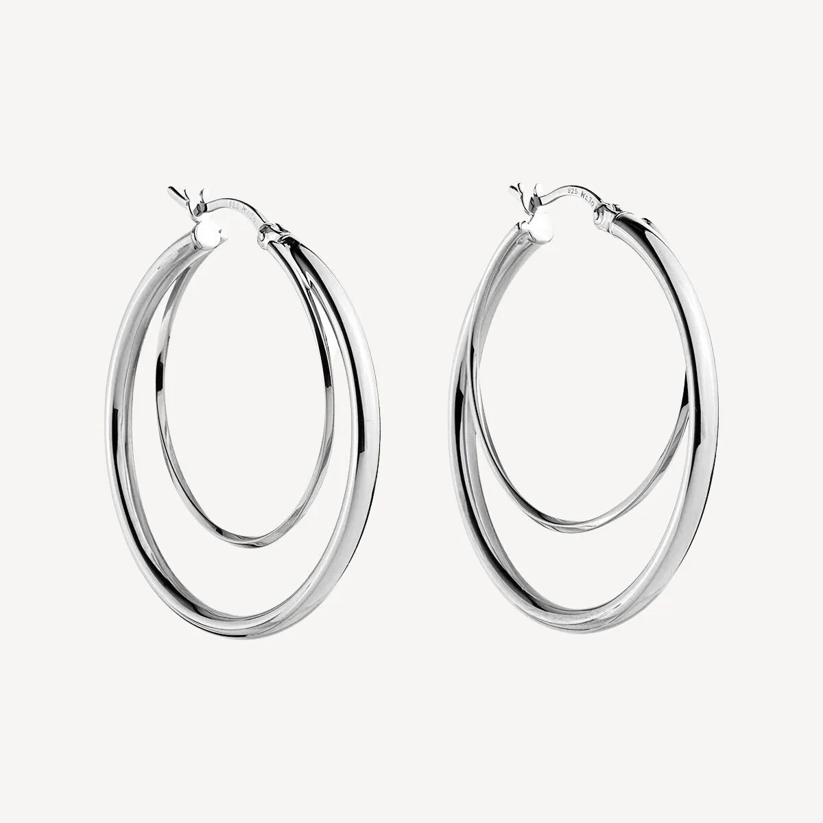 Whirlpool Hoop Earring