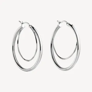 Whirlpool Hoop Earring