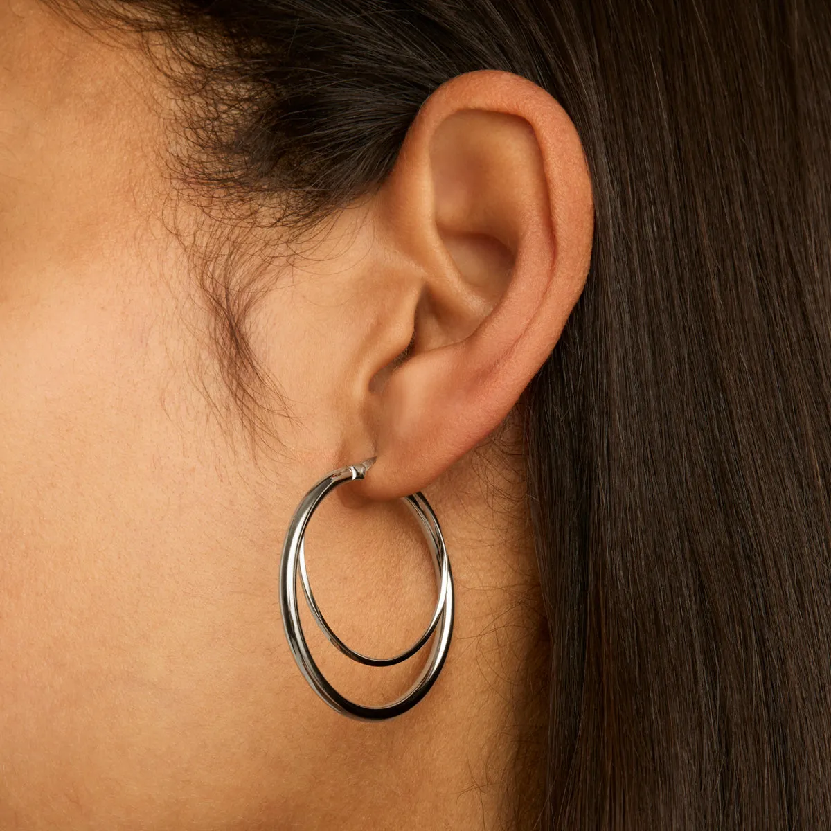 Whirlpool Hoop Earring