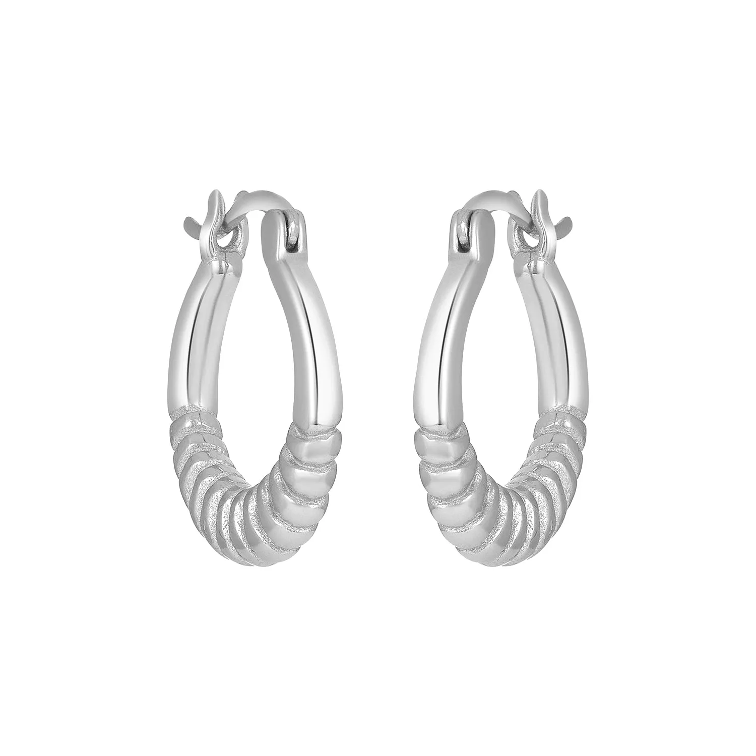 WILLOW HOOPS SILVER