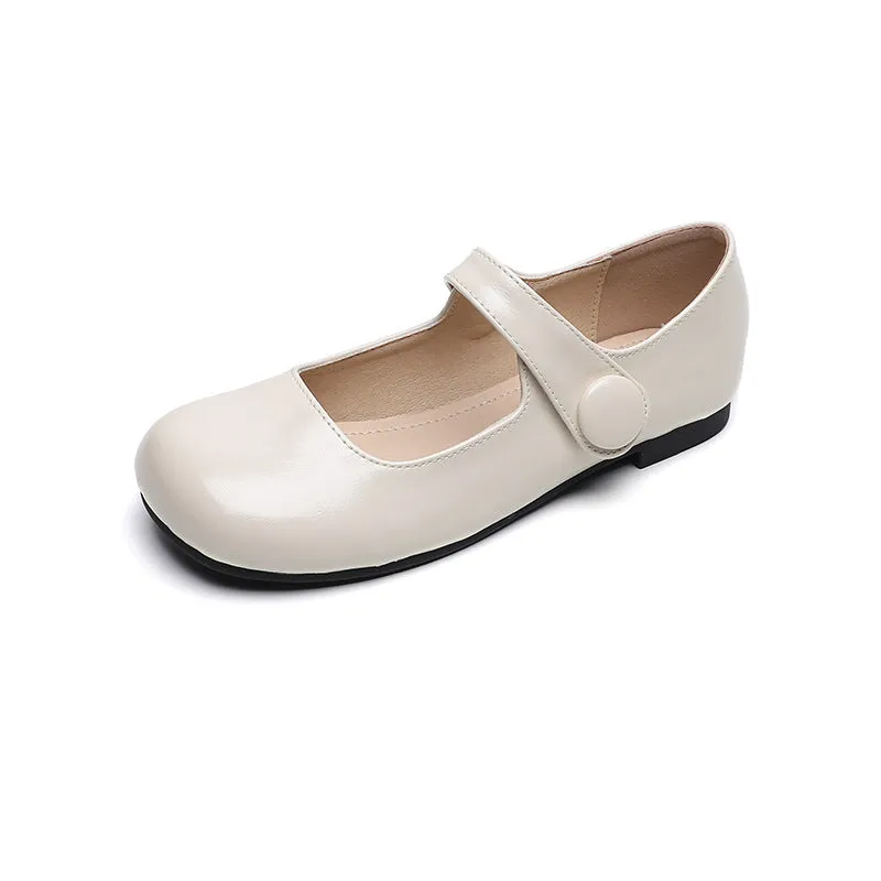 Women Glossy Soft Casual Mary Jane Shoes