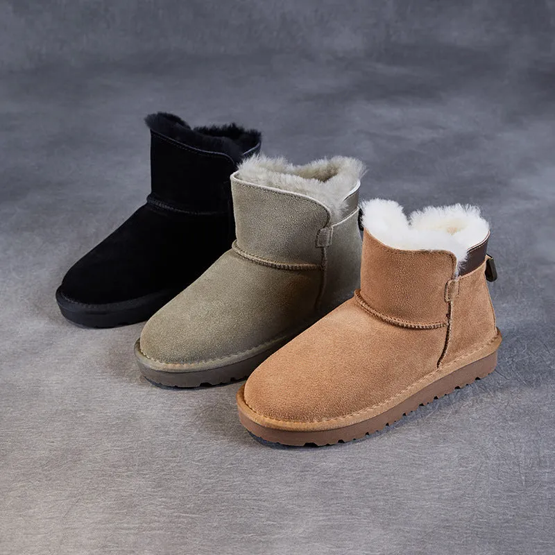 Women Minimalism Fashion Suede Casual Furred Shoes