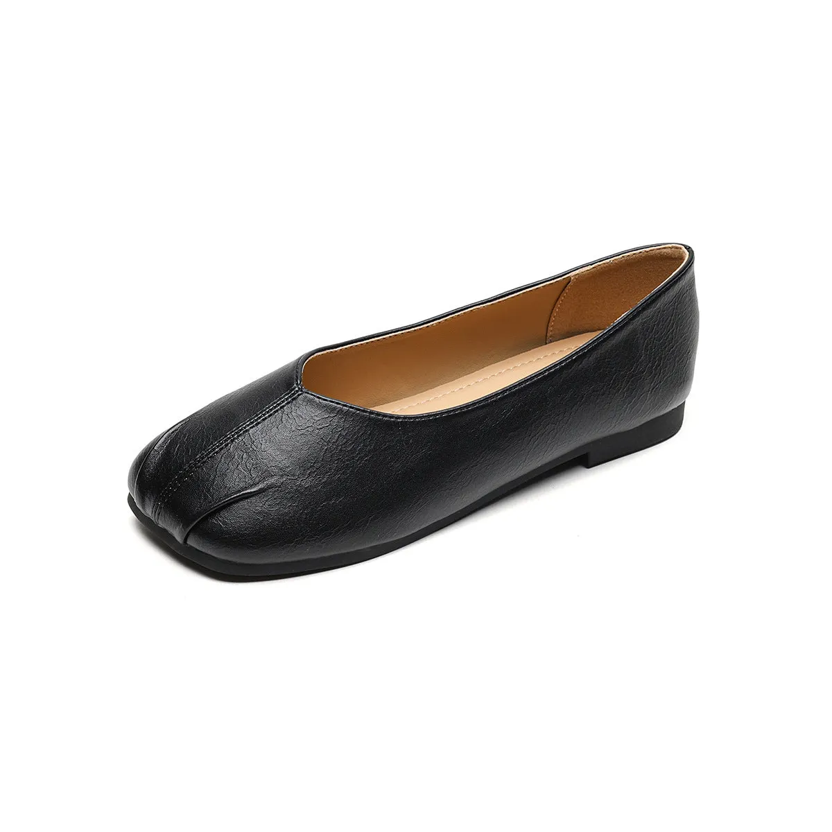 Women Minimalism Pure Leather Casual Flats